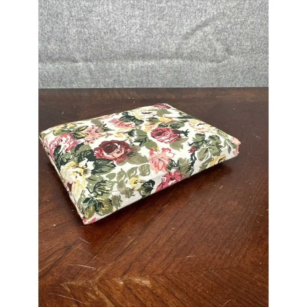 Vintage Floral Fabric Picture Frame Rose Print Cottage Core‎ Granny